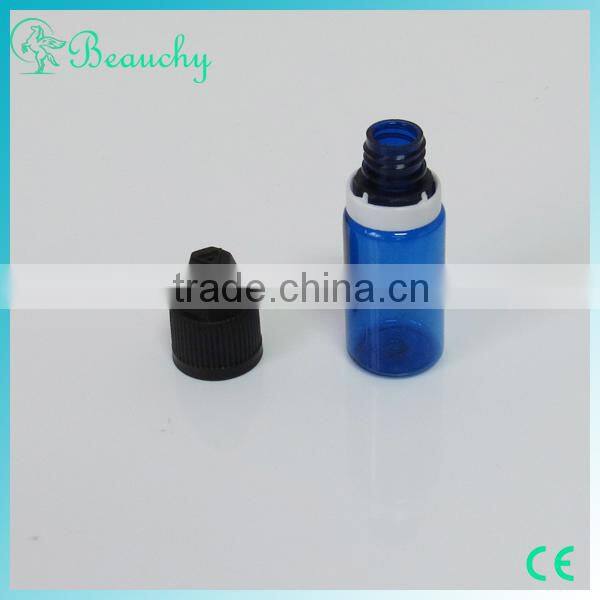 2015 China alibaba 10ml multicolor PET bottles with tamper proof and children proof cap