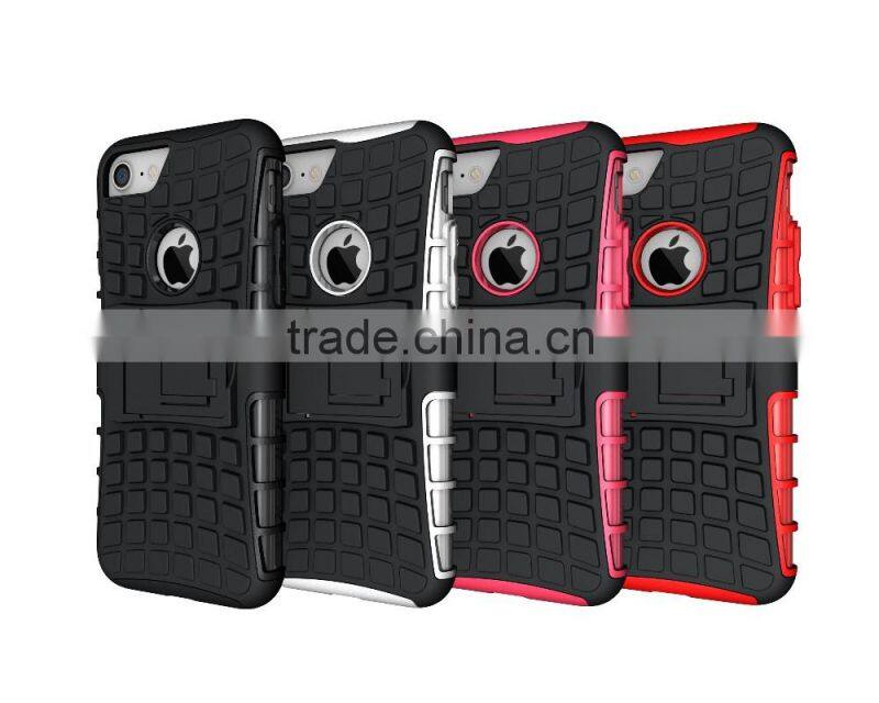 Excellent PC TPU Shockproof Phone Cover For Iphone 7 Heavy Duty Case