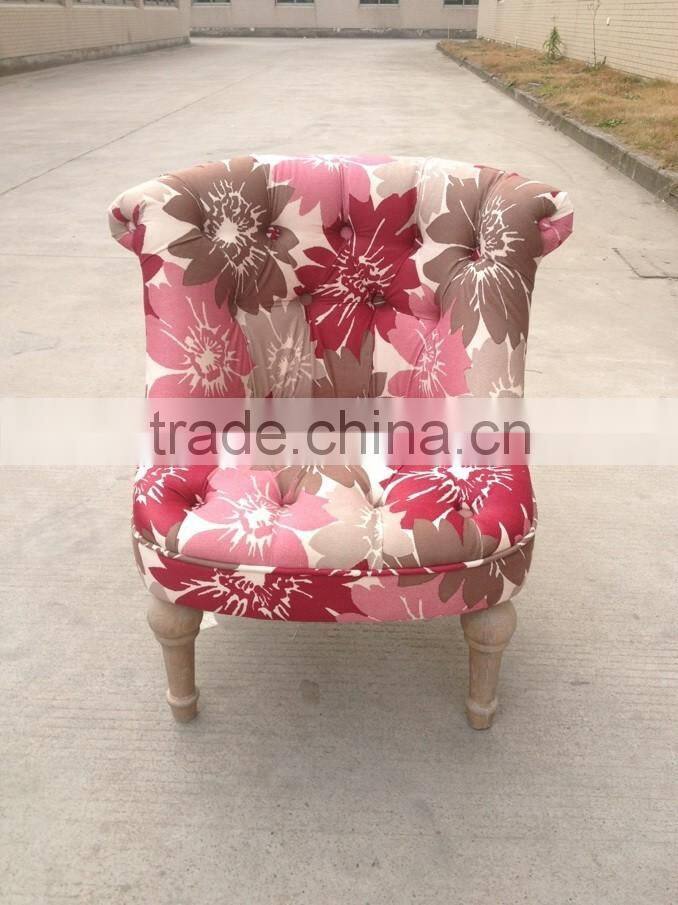 French style small living room sofa chair