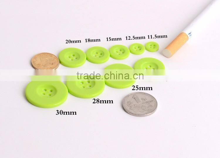 Candy colors four eyes button,children resin buttons,15mm handle decoration material
