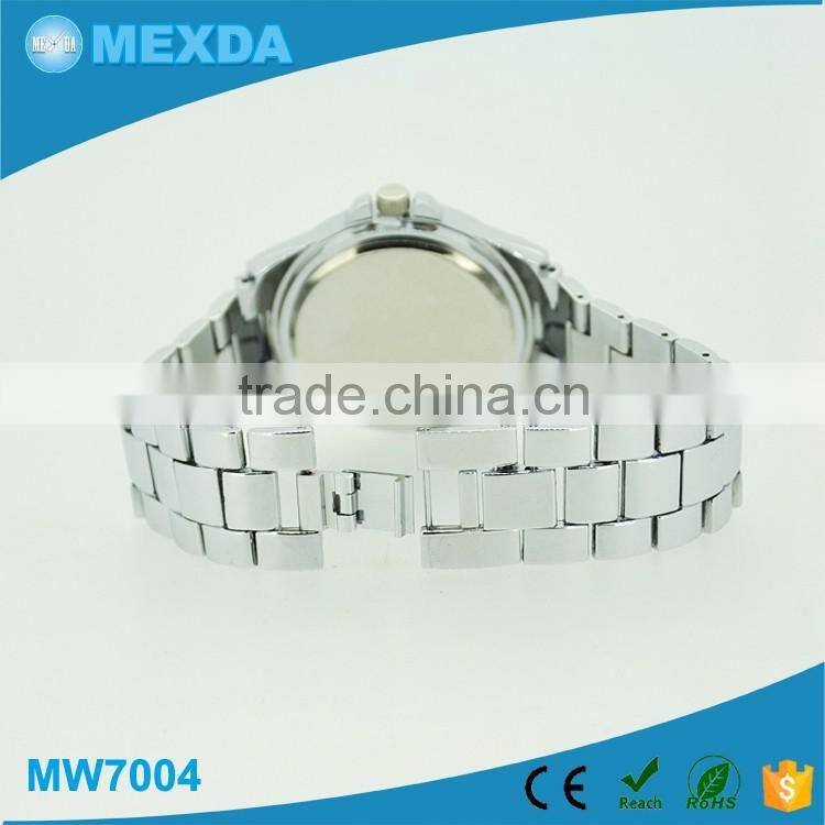 High quality fancy women dressing stainless steel back ring watch