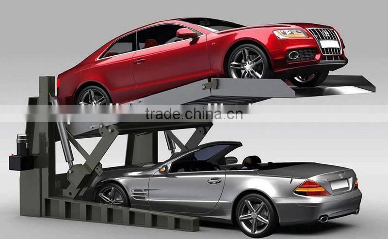 Smart 2 Post Underground Vehicle Car Lift Easy Parking