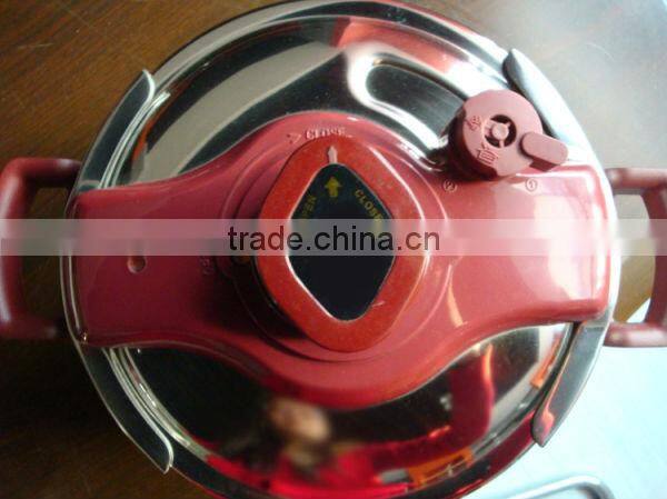 professional stainless steel cookware, sandwich bottom, suitable to gas stove & induction cooker, DSA22cm 6L