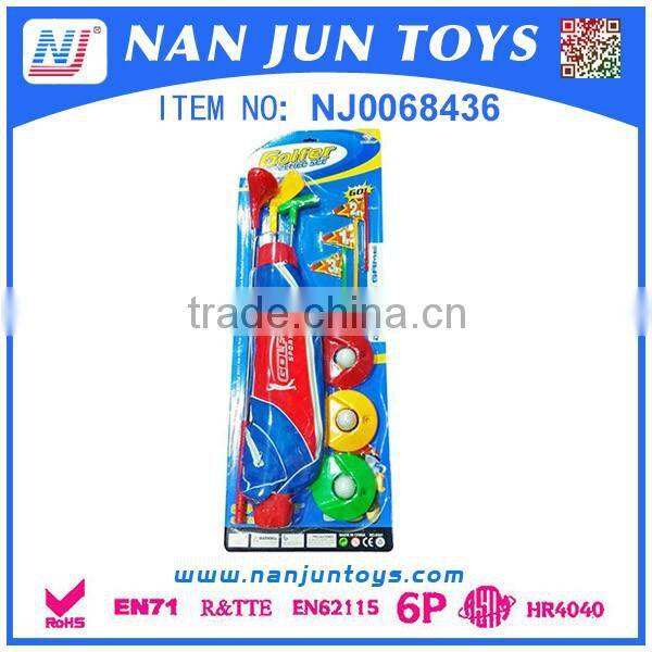 Whosale plastic practice golf ball toy set