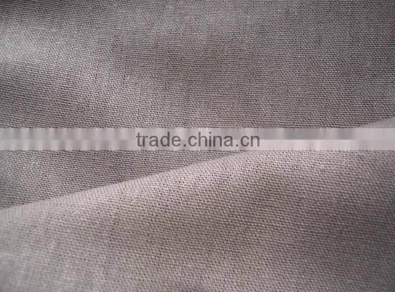 China supply linen rayon blended dyed fabric 10*10/44*38