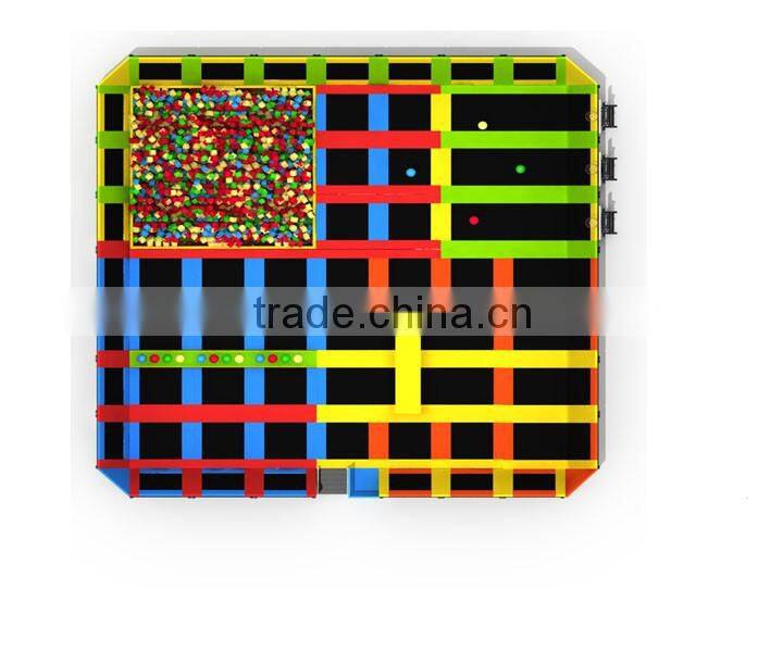 large cheap children indoor playground equipment with trampoline for sale
