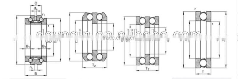 F8-19 thrust bearing F8-19M 8X19X7mm