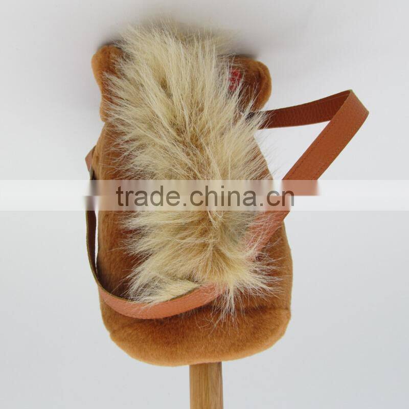 New design custom plush horse ride on animal toy