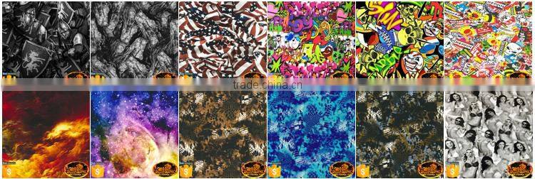 New Arrival Dazzle Graphic Leaves Camo Pattern Hydro Dipping No.MA497-1 Hydrographic Film Water Transfer Printing Film
