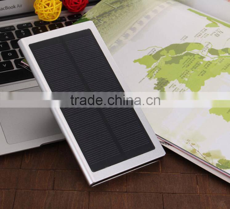 solar power bank 10000mah mobile phone charger