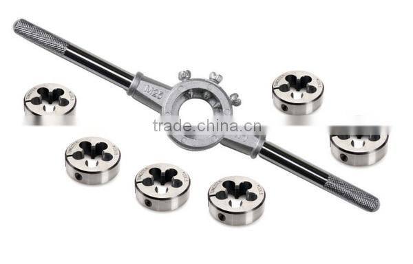 7PC Metric Die set threading hand tools cutting tools