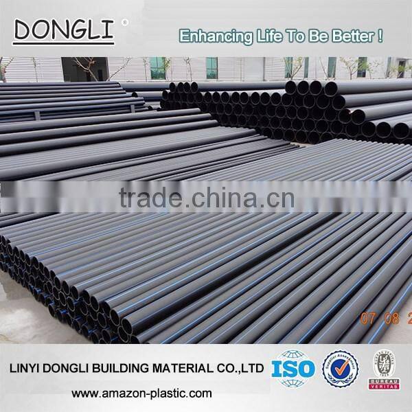High pressure liquid flow pipe plastic water tube SDR11 PN16 HDPE pipe