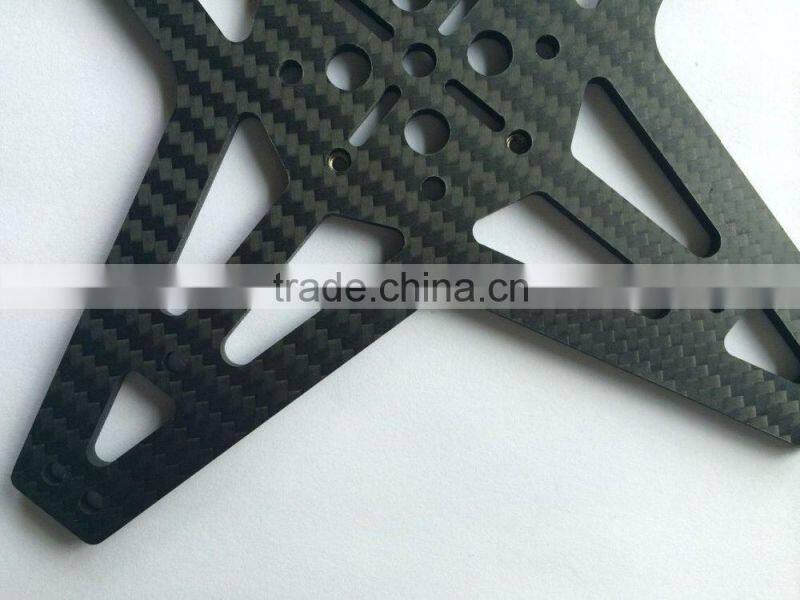 CNC Cutting Drone 2.5x400x500mm Pre-Preg Carbon Fiber Twill Matte Plate, Pre-Preg Carbon Fiber Sheet