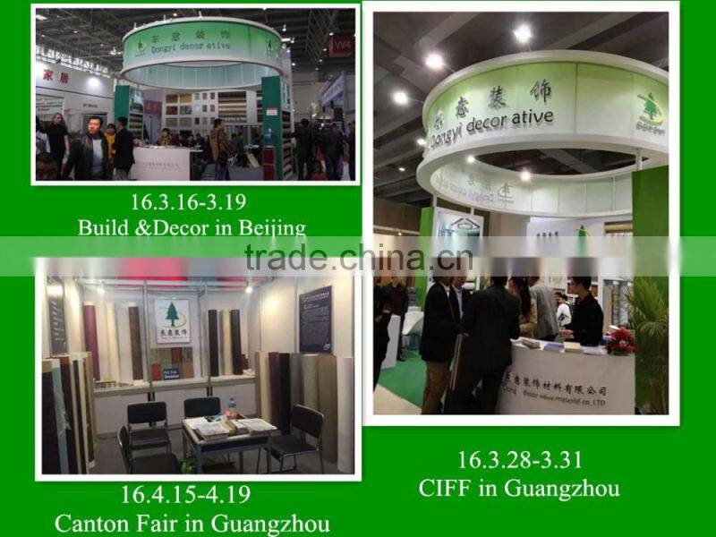 high gloss marble pvc foil
