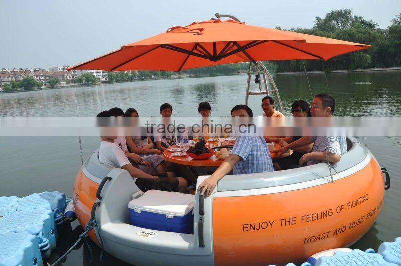 fiberglass bbq dount boat barbecue boat for sale