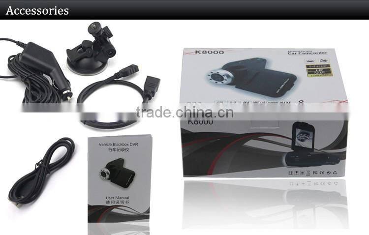 2.0 Inch Full HD 1080P 5.0M Pixel G-Sensor IR Night Vision Mini Car Black Box DVR