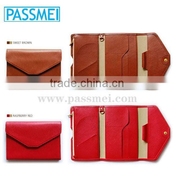 Factory Wholesale PU Travel Organizer Wallet Made in Guangzhou
