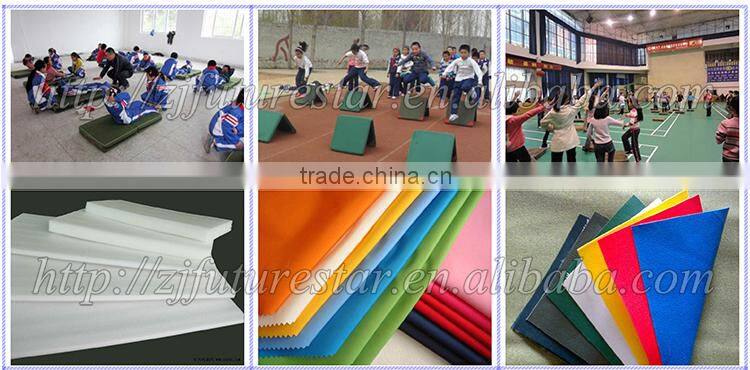 FS-SP-053E PU and EPE kids jumping mat with alphabet