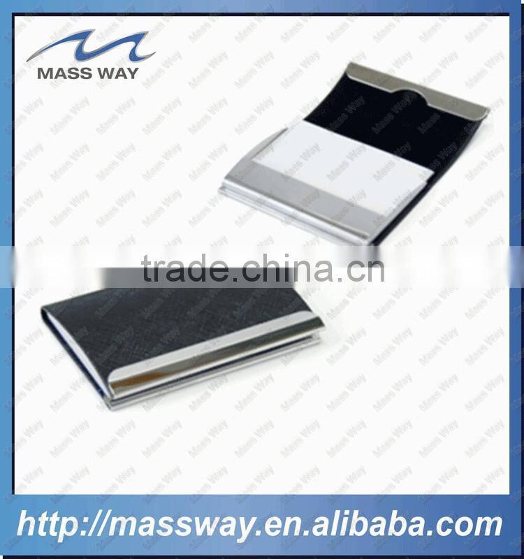 customized luxury playing genuine leather business card case