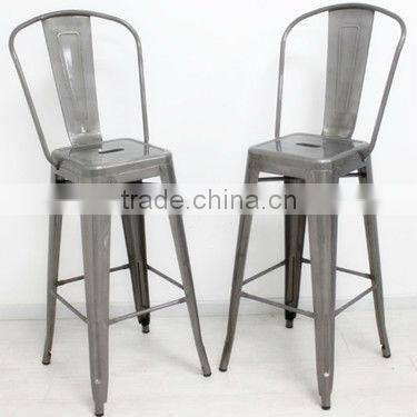 Metal industrial armrest Chair