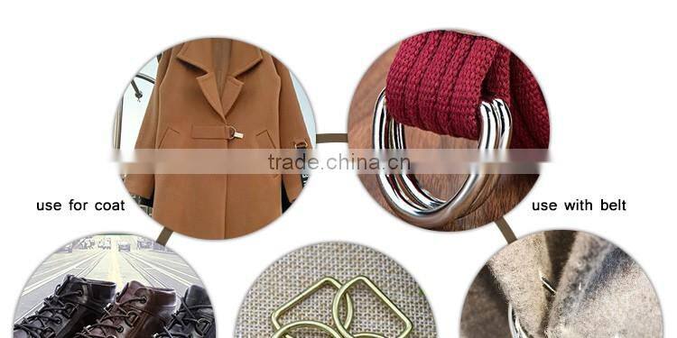 High quality alloy metal button D ring buckel handbags accessory