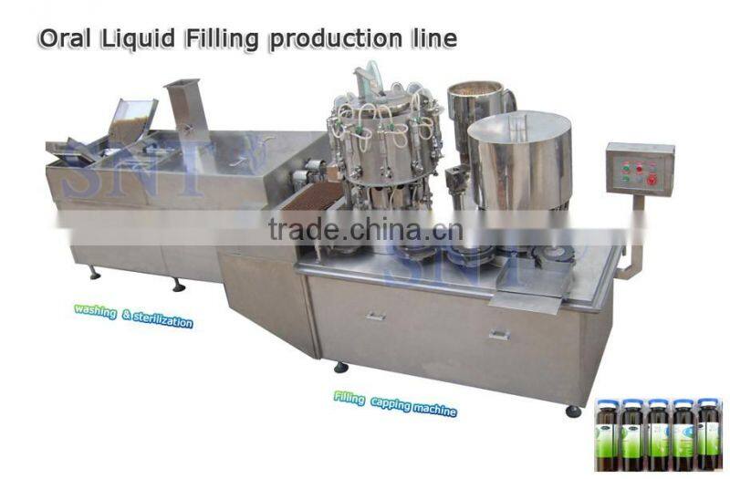 oral liquid filling line