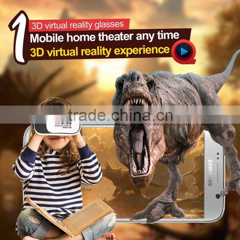 Plastic cardboard 3D Vr Virtual Reality case Figment VR/vr box for mobile phone