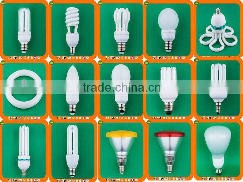 soft light full spiral energy saving lamp for shopping mall lghting with CE,EMC,SASO,ROHS CERTIFICATES CHINA