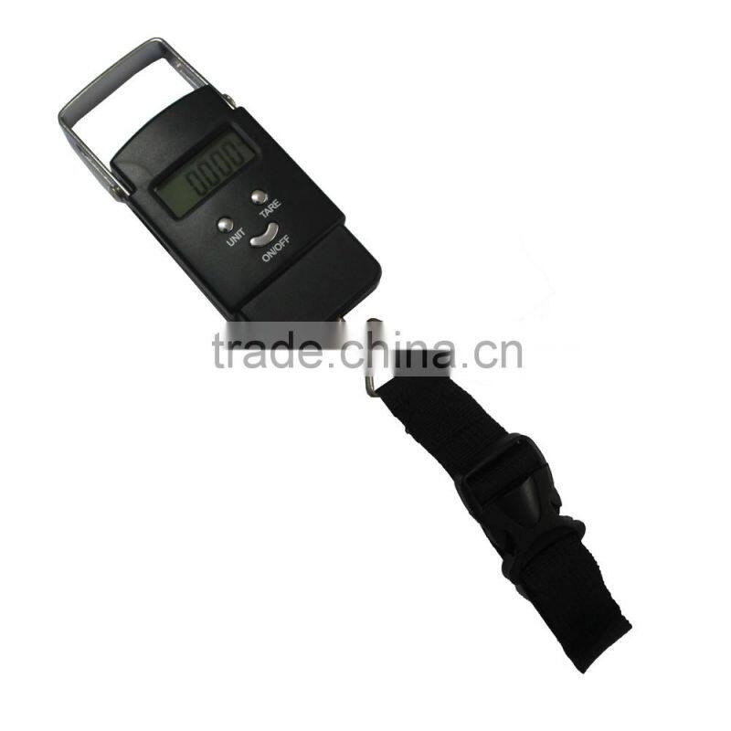 50kg Electronic Travel Luggage scale with metal handle with Blue LED backlight