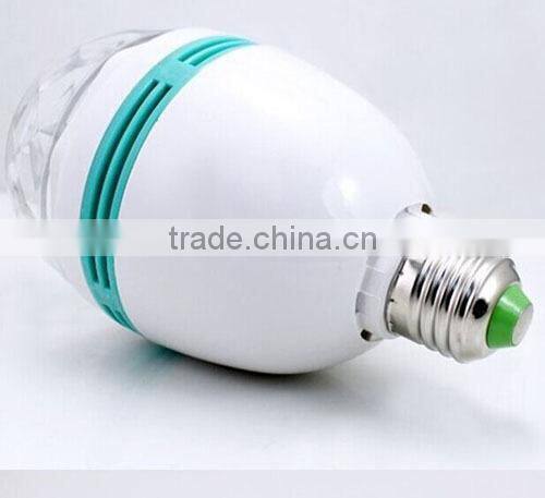 Hot Selling B22/E27 Crystal Rotating Led bulb