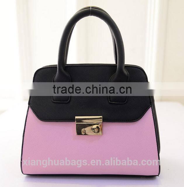 New PU leather hand bags for woman from china factory