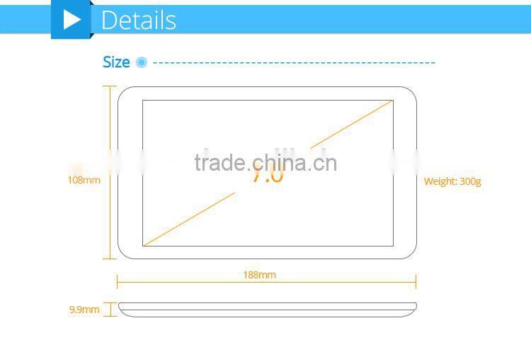 3G calling 7inch android MTK8382 GPS china quad core tablet pc