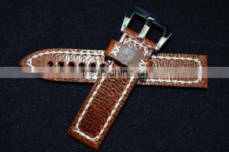 New vintage look handstitching leather fashion belt