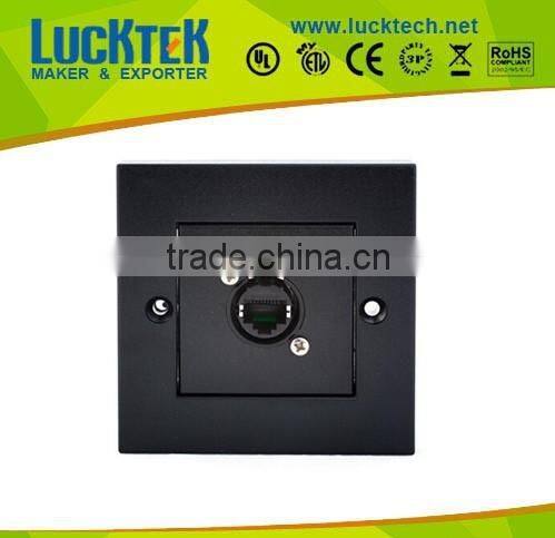 CAT.5E Single Gang Data Networking RJ45 Audio Visual Faceplate