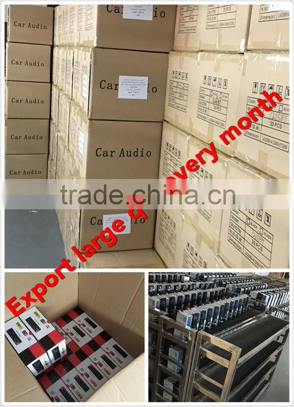 high power factory price 1 din car mp3 fm radio transmitter usb player with SD TF MMC slot aux in interface