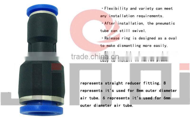 alibaba china manufacture one touch plastic joint