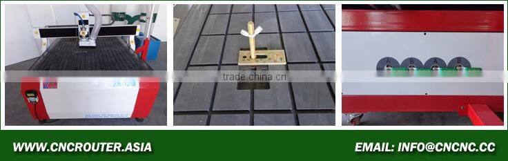 High Quality Low Cost 1218 Advertising CNC Router , CNC Router With Vacuum Table Dust Collector DSP Handle Control ZK-1218