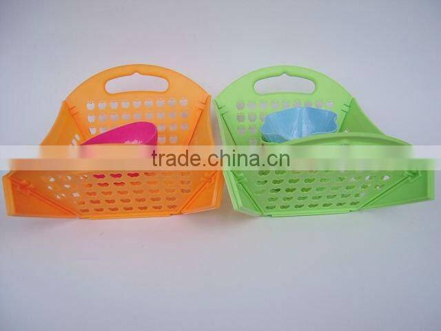 10L plastic trash can with foot pedal