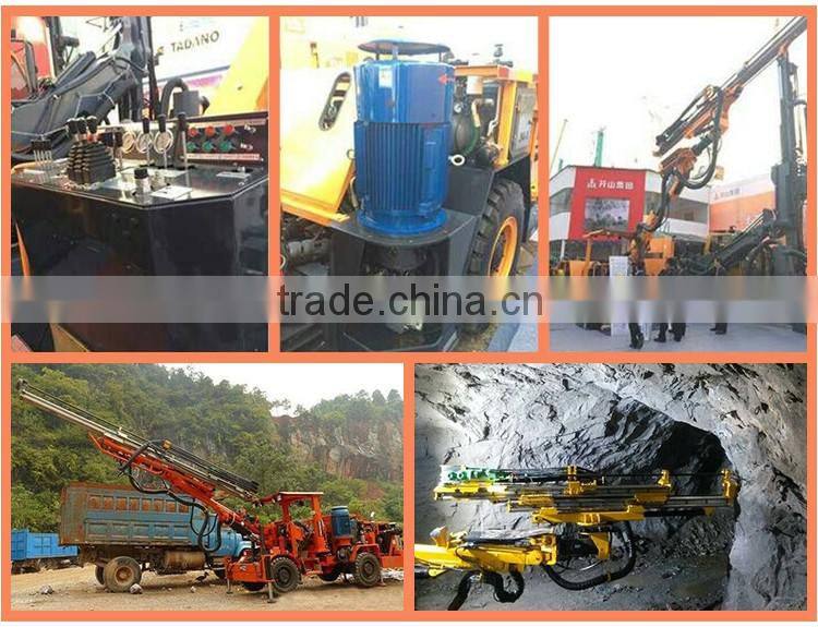 Full hydraulic rock drilling rig KJ311 for tunnel blast hole drilling rig