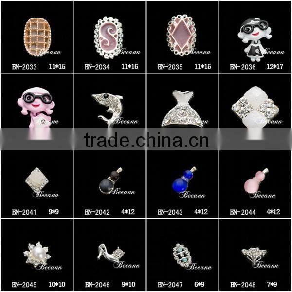 2016 New Style 3D Nail Art Rhinestone Decorations Beauty Colorful Designs Alloy Nail Art For Glitter Manicure Tools