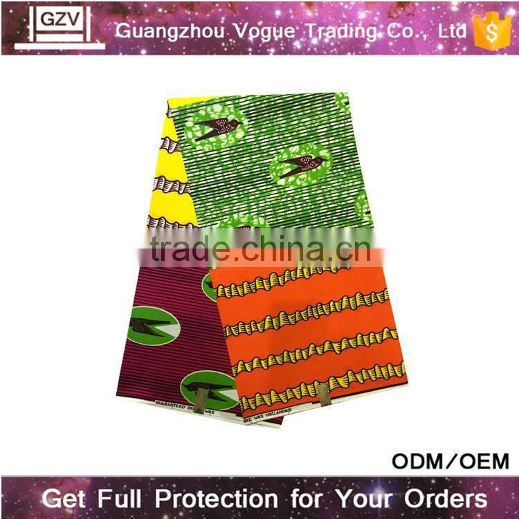 Online wholesale high quality comfortable 100% cotton george green african print fabric kenya for kids