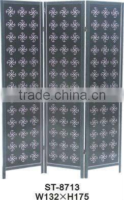 Carven Flowers Wooden Screen