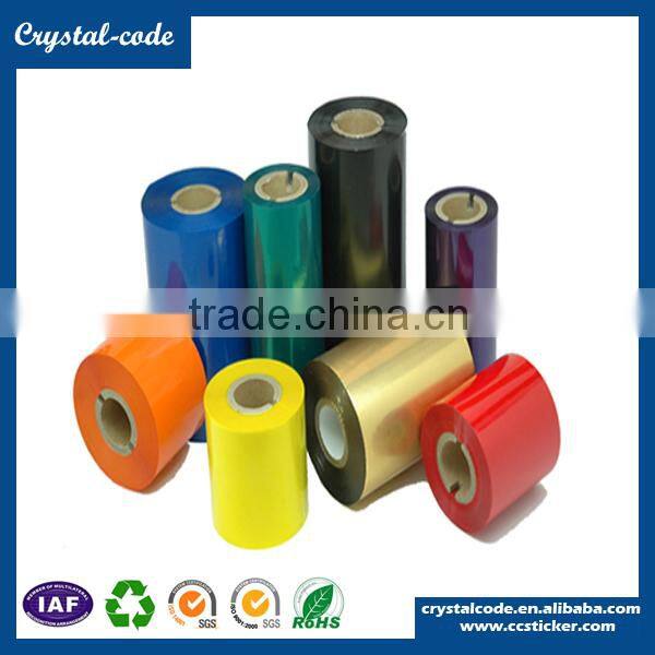 Hot sell premium thremal transfer barcode label printing printer resin base ribbon