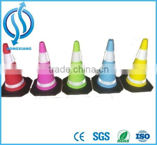 Flexible EVA traffic road safety cone for roadway safety