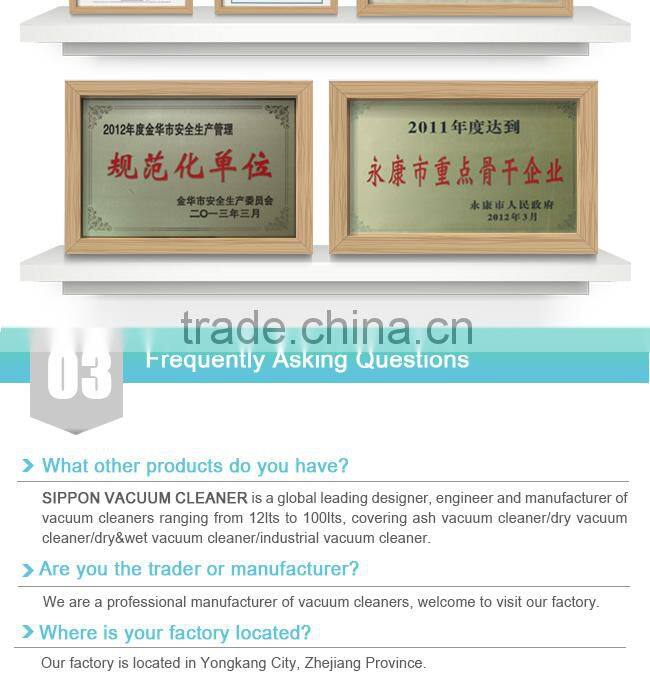 Fashionable design wet and dry Vacuum Cleaner with external socket BJ122-50L