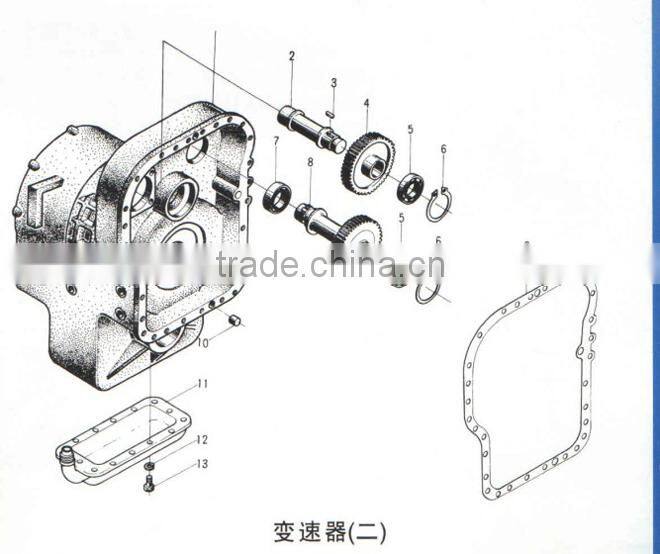 transfer gear,402220 transfer gear for Advance ZL40, ZL50 Transmission gearbox,transfer gear