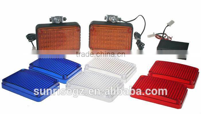 CAR LED STROBE LIGHT,DASH LIGHT (SR-LS-715), 80 PCS 5MM Super bright LEDs With 3 Extra Covers