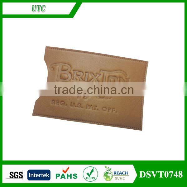 Urban Classics Leather patch long beanie winter Leather patch heavy ski beanie