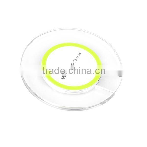 2015 Newest Design Qi Wireless Charger Genuine PAD for samsung galaxy s6 edge and Mobile Phone