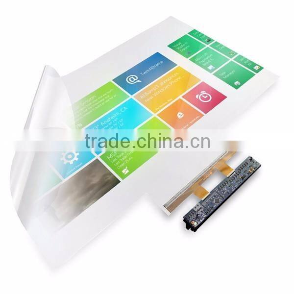 Clear touch foil, interactive touch foil, USB touch film for glass